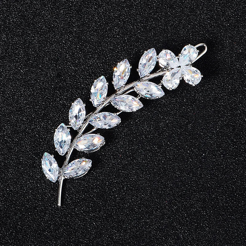 Miallo Newest Zircon Crystal Hair Pins Wedding Hair Clips Jewelry Accessories Hair Jewelry Headpiece Head wear Gift For Friend