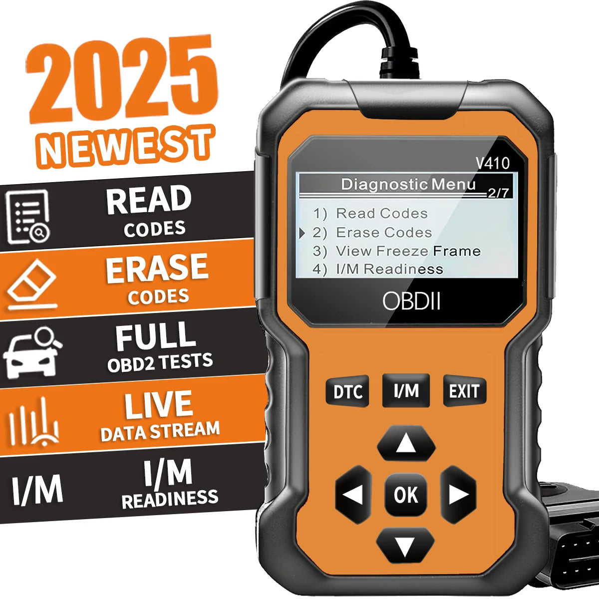 Car Obd2 Scanner Diagnostic Tool Code Reader Engine Fault Code Reader Scanner Can Diagnosis All Obd Ii in 1996 Agreement Car Scanning Tool