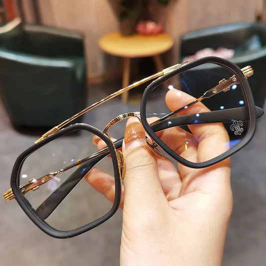 Anti Blue Light Flat Light Glasses   Versatile Without Makeup Black Box Internet Celebrity Anti Radiation Ultra Light Glasses