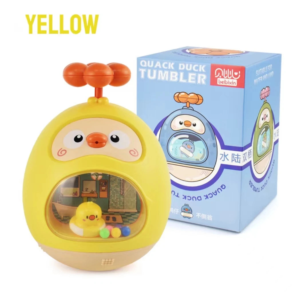 Baby Bath Toy Amphibious Cute Fun Spray Water Tumbler Toy Water Bathtub Pool Beach Kids Baby Toys 12 Months Bathing Bathroom