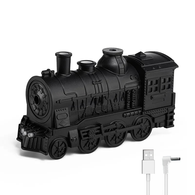 New 300ML Train Air Humidifier Ultrasonic Aromatherapy Diffuser USB Fragrance Essential Oil Aroma Difusor Smoke Ring Sprayer