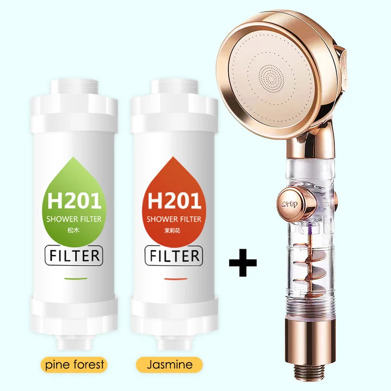 Skin Fragrance Shower Filter Vitamin C Shower Head Filter Water Softener Scented Shower Head Improve Hair Bathroom Accessories