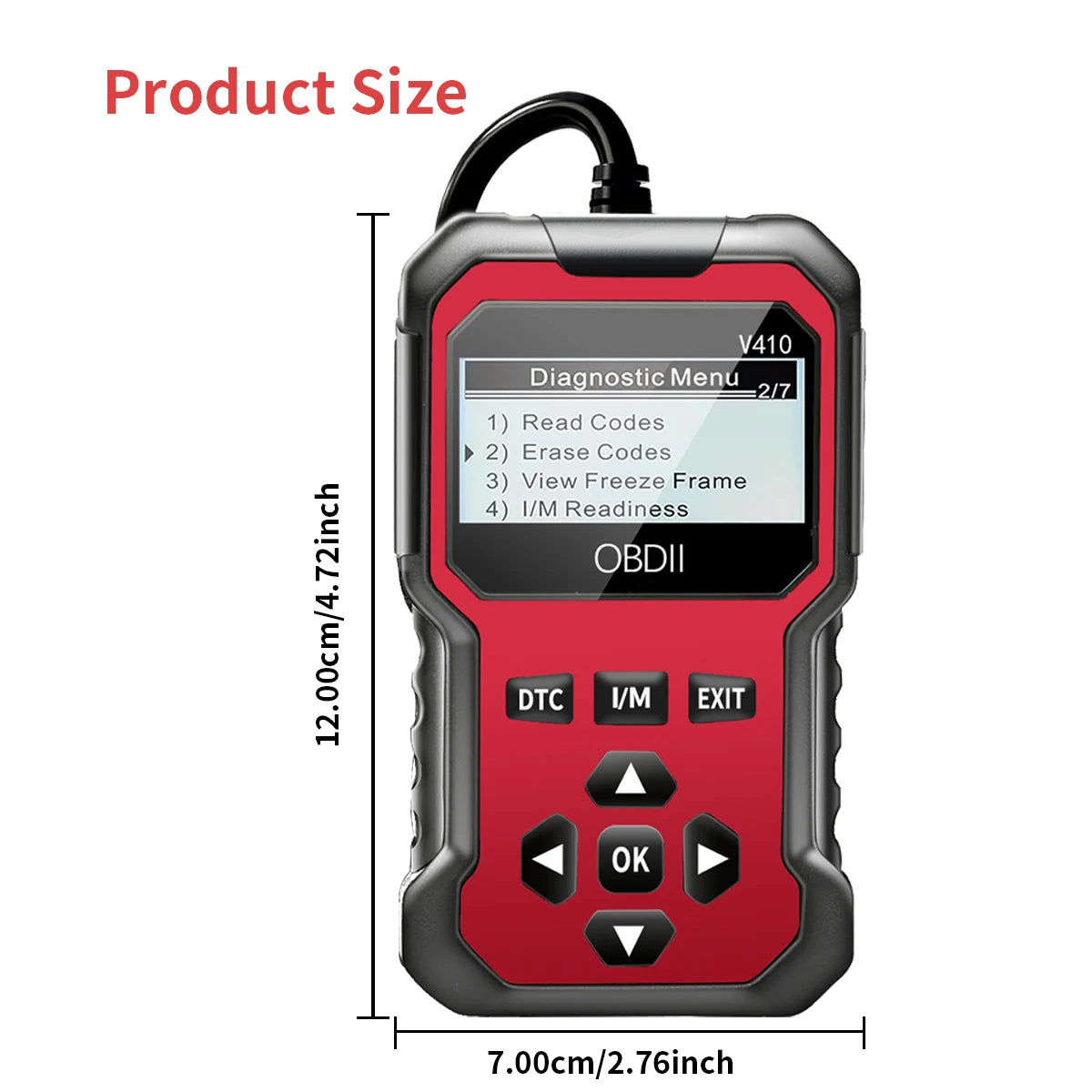 Car Obd2 Scanner Diagnostic Tool Code Reader Engine Fault Code Reader Scanner Can Diagnosis All Obd Ii in 1996 Agreement Car Scanning Tool