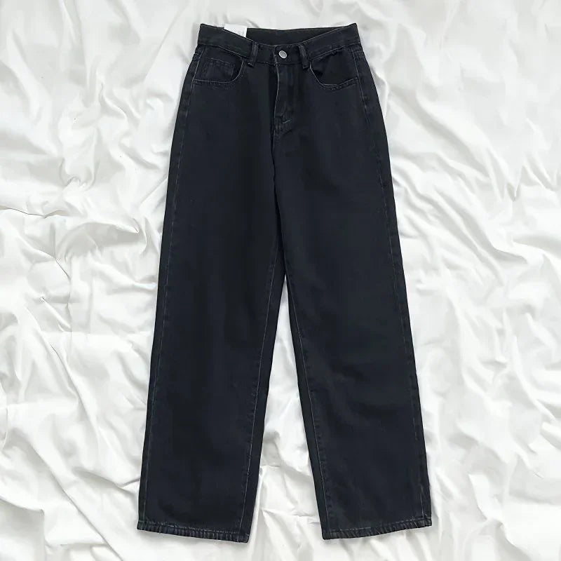 Y2K American Street Rhinestone Embroidery Flared Denim Jeans Casual Baggy Jeans Women High Waist Harajuku Wide Leg Jeans Unisex