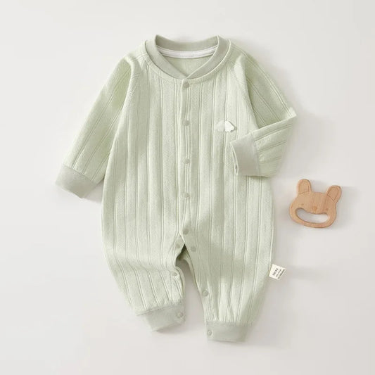 0-Years Baby Jumpsuit Newborn Baby Rompers Pure Cotton Long Sleeved Pajamas Spring Autumn Newborn Bodysuit Baby Autumn Clothes