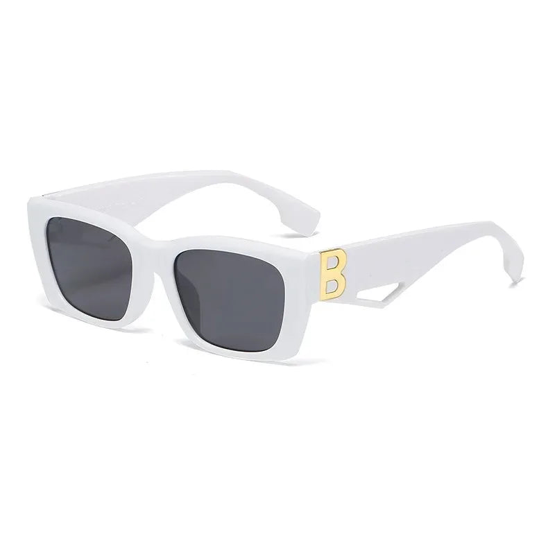 2025 New Fashion Square Sunglasses Women Personality B Word Trend Sunglasses Ins Sunglasses Ladies Gafas De Sol Mujer