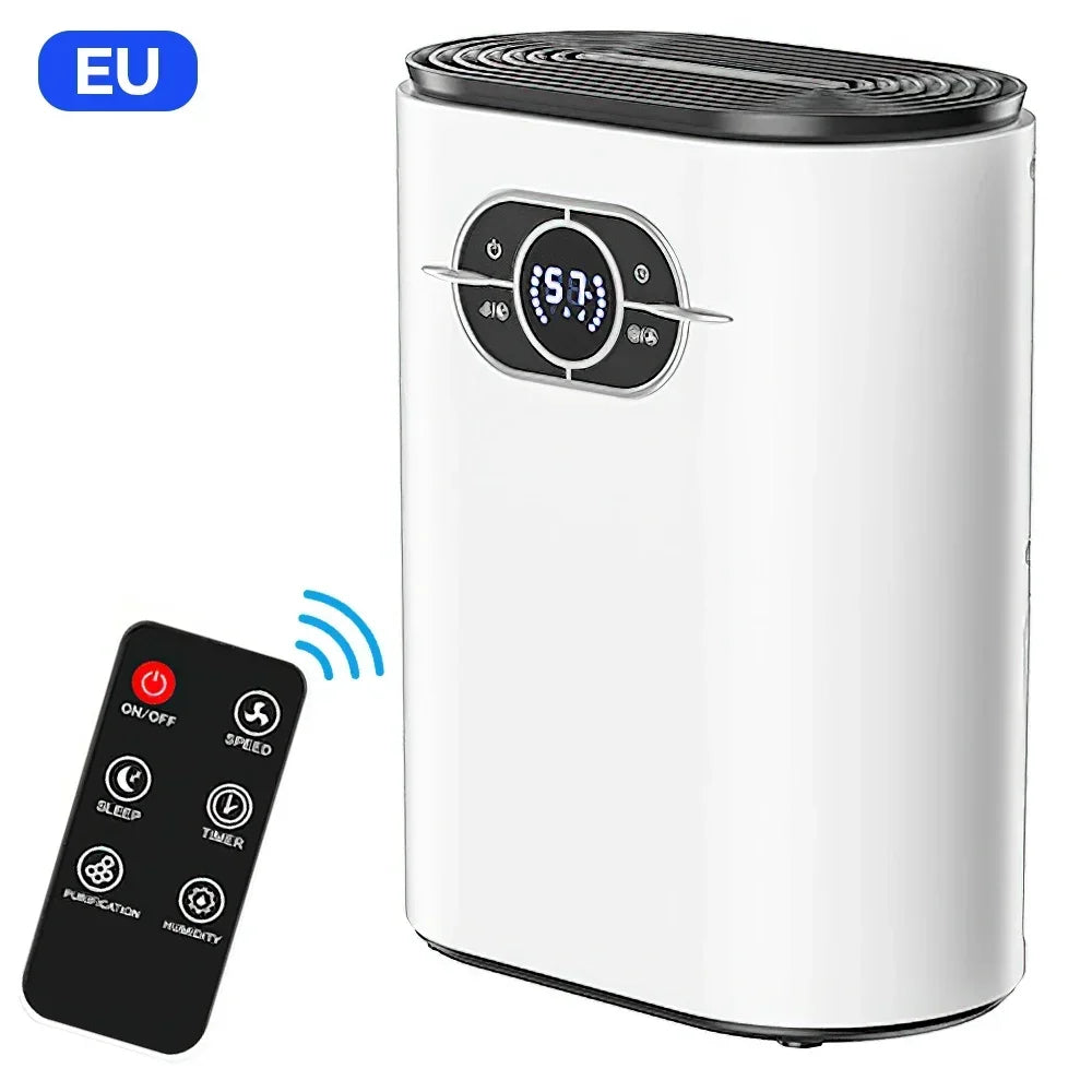 1.2L Dehumidifier and Air Purifier 2 in 1 For Home For Room For Kitchen, Mute Moisture Absorbers Air Dryer Moisture Proof