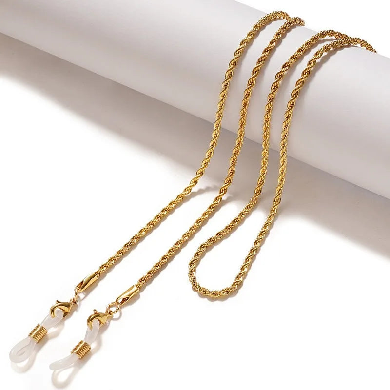NEW Glasses Chain Women Eyeglasses Cord Accessories Glasses Lanyard Strap Sunglasses with Chain Necklace Mask Chain YJL02