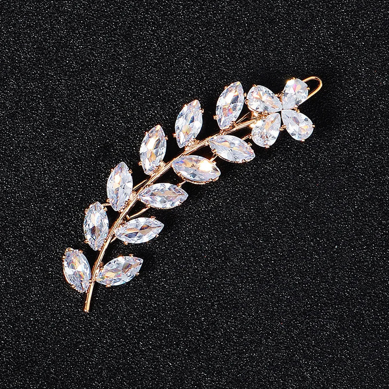 Miallo Newest Zircon Crystal Hair Pins Wedding Hair Clips Jewelry Accessories Hair Jewelry Headpiece Head wear Gift For Friend