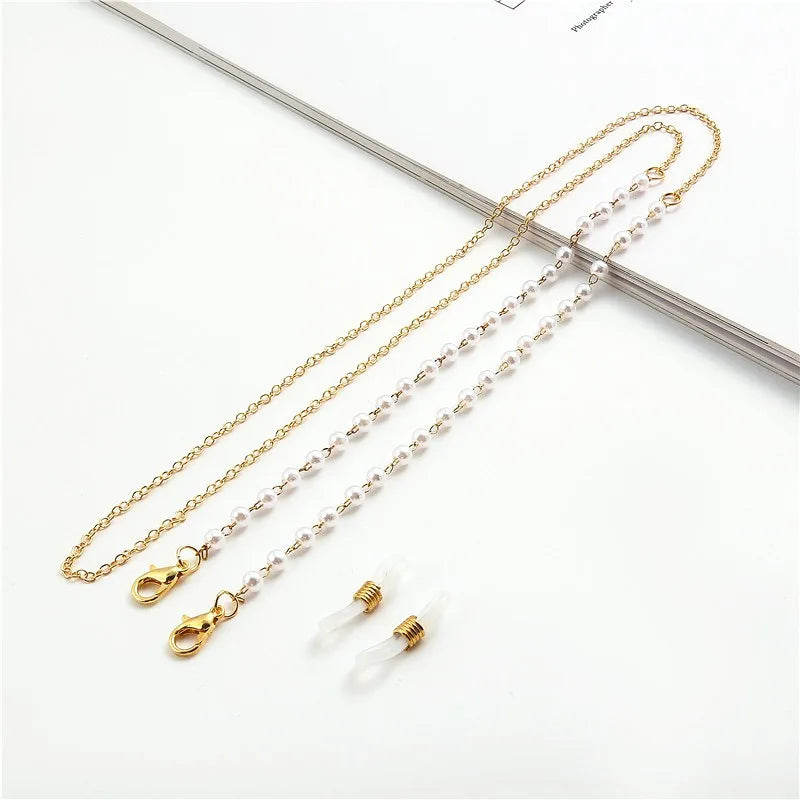 NEW Glasses Chain Women Eyeglasses Cord Accessories Glasses Lanyard Strap Sunglasses with Chain Necklace Mask Chain YJL02