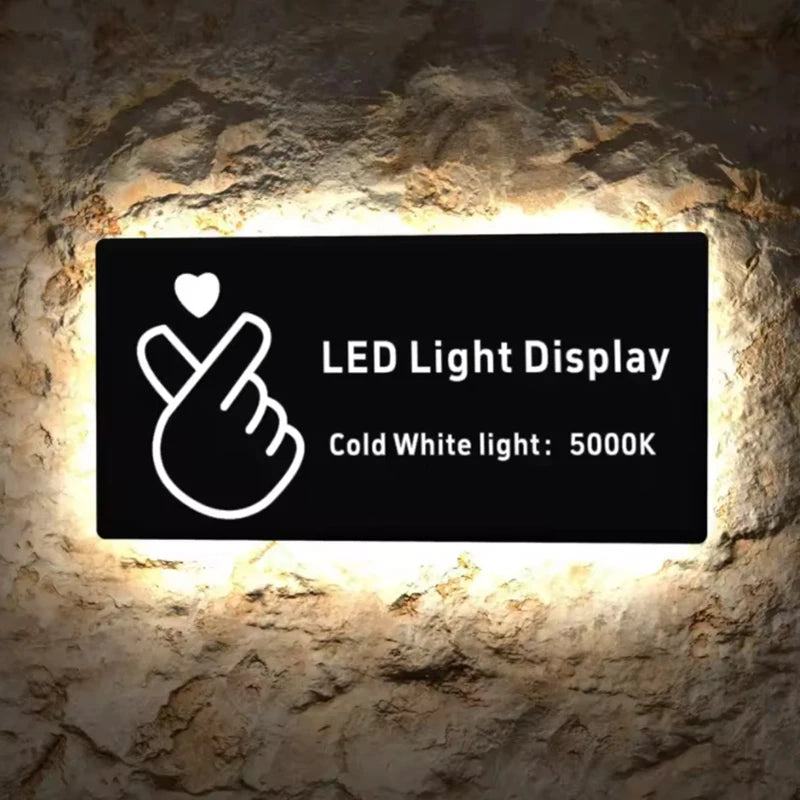 Modern Font Personalized Laser Cut Acrylic Plate Custom 3D LED Light House Number Sign Illuminated Address Plaque For Outdoor