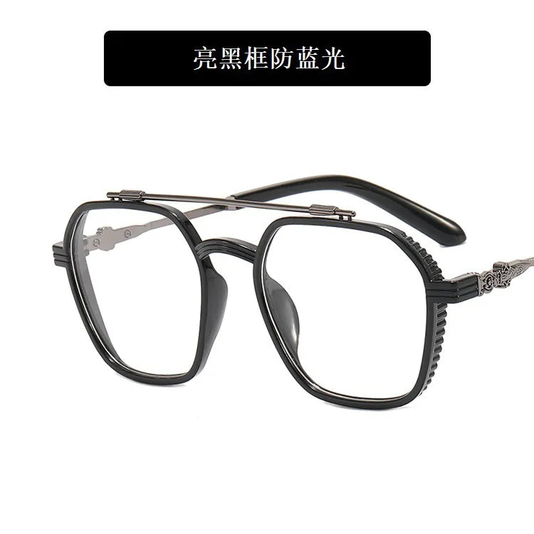 Anti Blue Light Flat Light Glasses   Versatile Without Makeup Black Box Internet Celebrity Anti Radiation Ultra Light Glasses