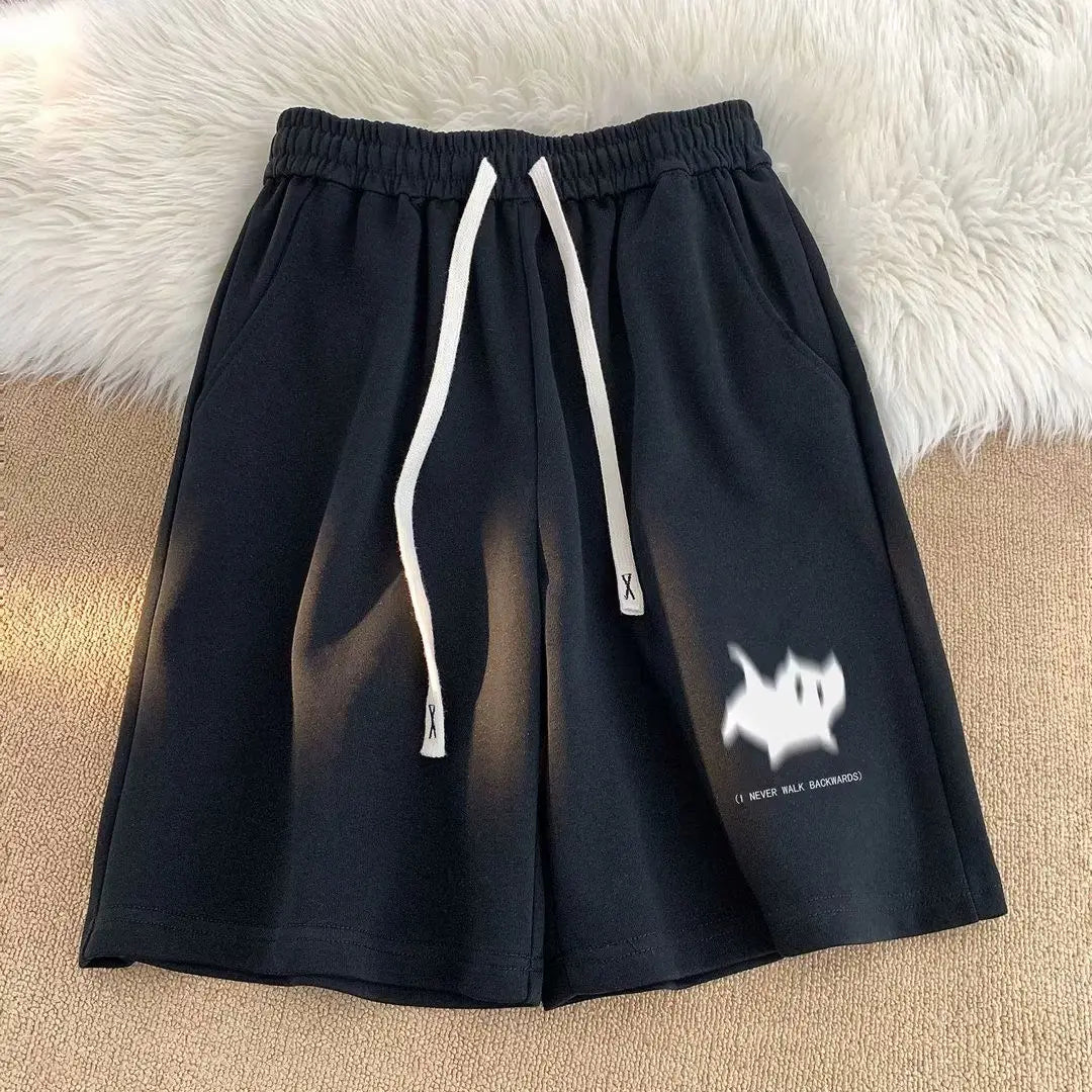Women Clothing Pantalones Cortos De Mujer Summer Casual Shorts Streetwear BF Print Fashion Y2k Wide Leg Pants 2025 New Bottoms