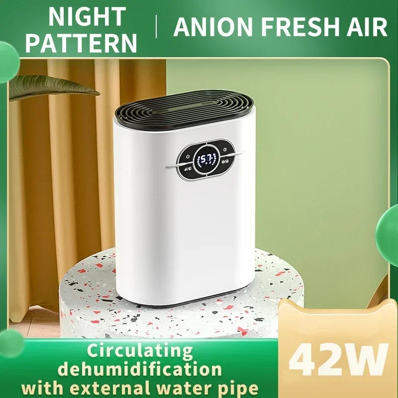 1.2L Dehumidifier and Air Purifier 2 in 1 For Home For Room For Kitchen, Mute Moisture Absorbers Air Dryer Moisture Proof