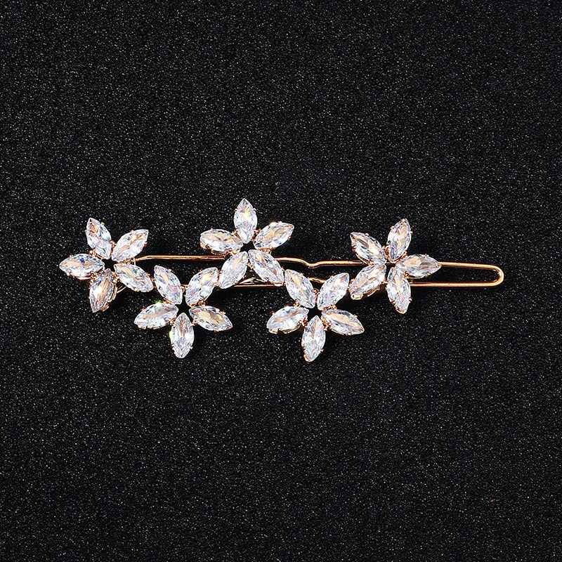 Miallo Newest Zircon Crystal Hair Pins Wedding Hair Clips Jewelry Accessories Hair Jewelry Headpiece Head wear Gift For Friend