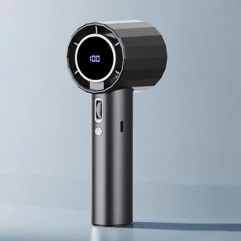 Xiaomi Mini Handheld Turbo Fan F08 With Led Display And 100 Wind Speed Adjustment Long-lasting High Speed Fan Usb Charging