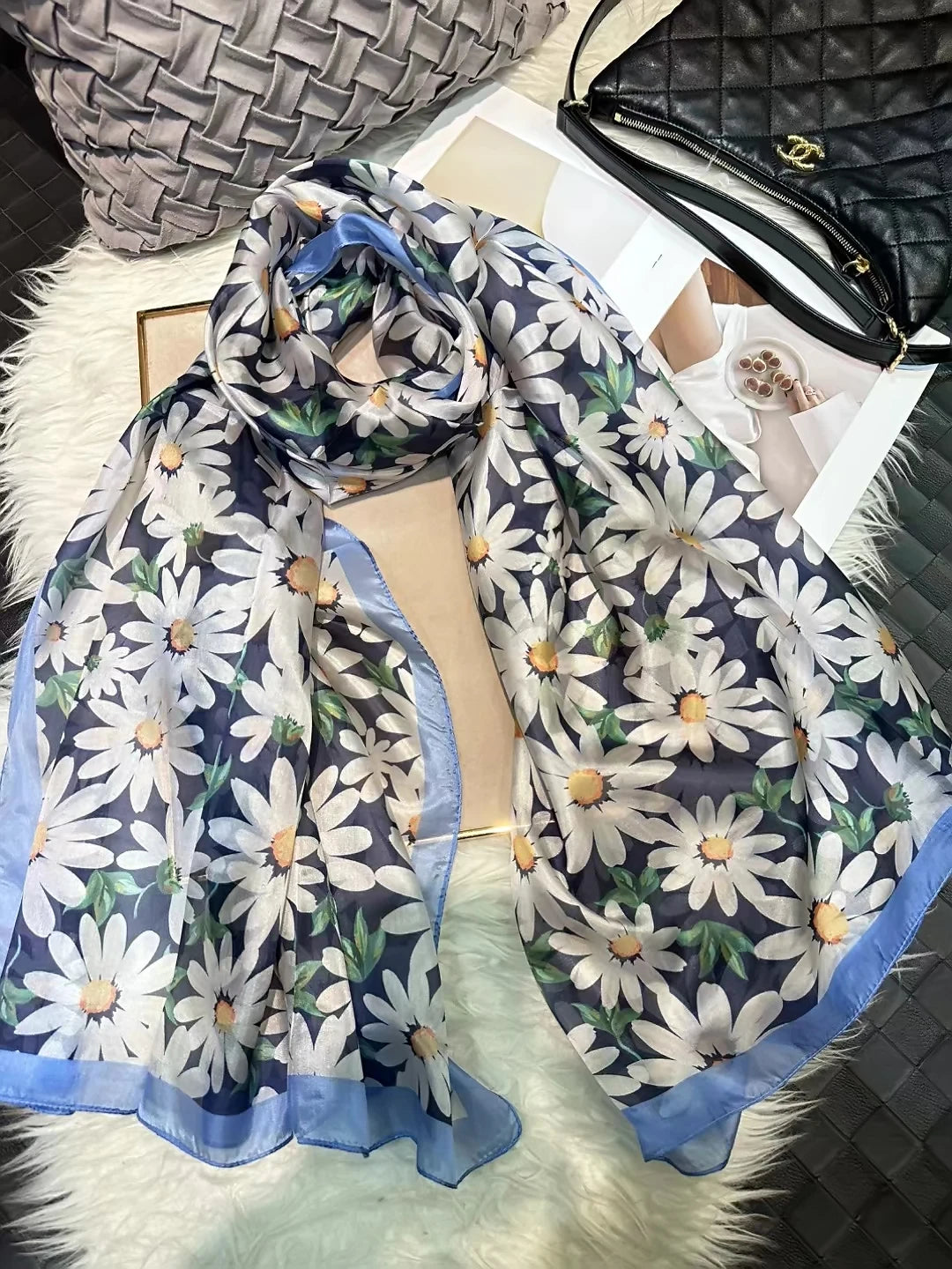 BYSIFA|New Brand Coffee Gold Silk Scarf Shawl Fall Winter Accessories Women Long Scarves Hijabs Summer Beach Shawls Foulard