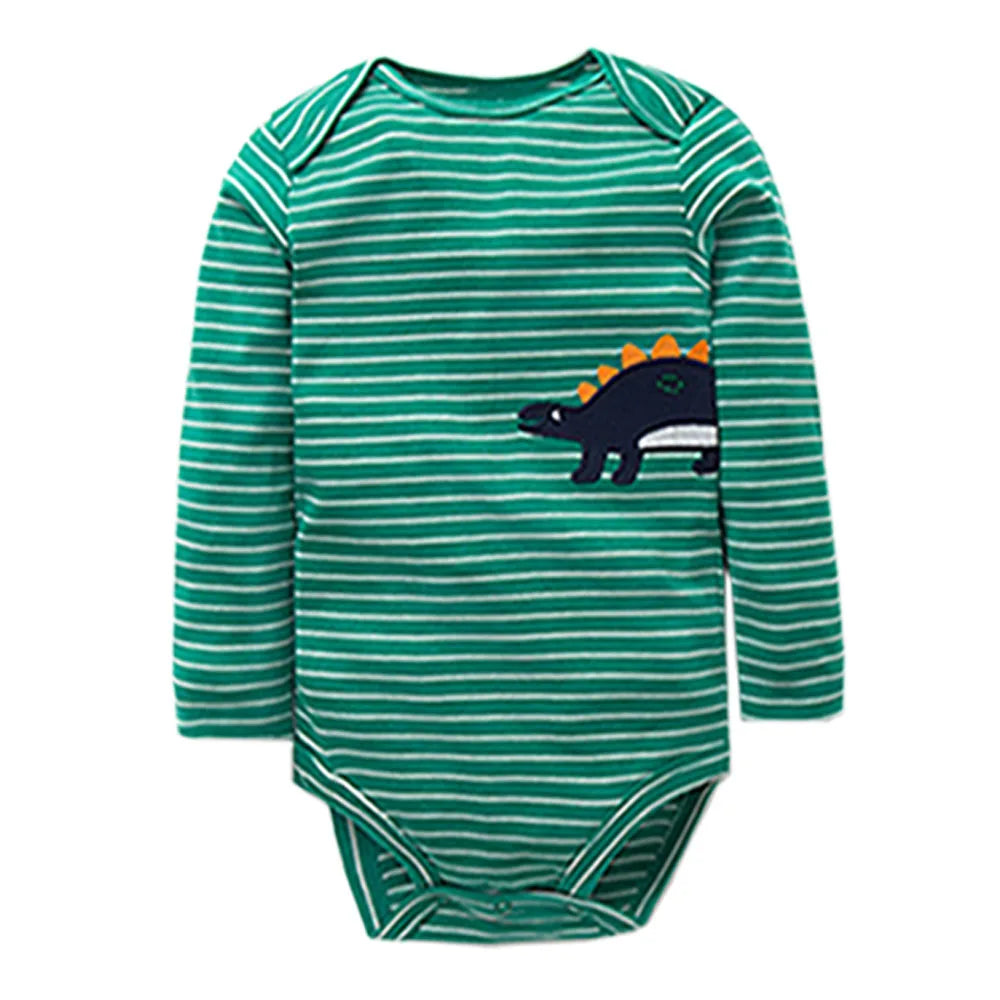 1-3Pieces New Fashion Newborn 100% Cotton Baby Boy Girl Bodysuit Long Sleeve Soft Infant Onesies Baby Shower Gifts Jumpsuits