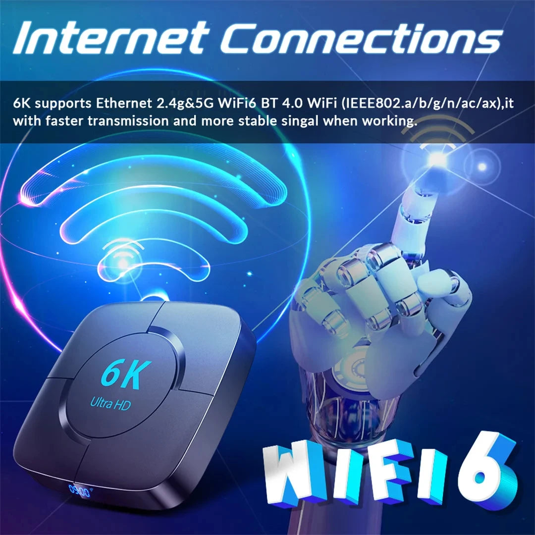 IPTV France Premium M3U 2025 Android 13 RK3529 128GB Storage Smart TV Box 8K Best Performance