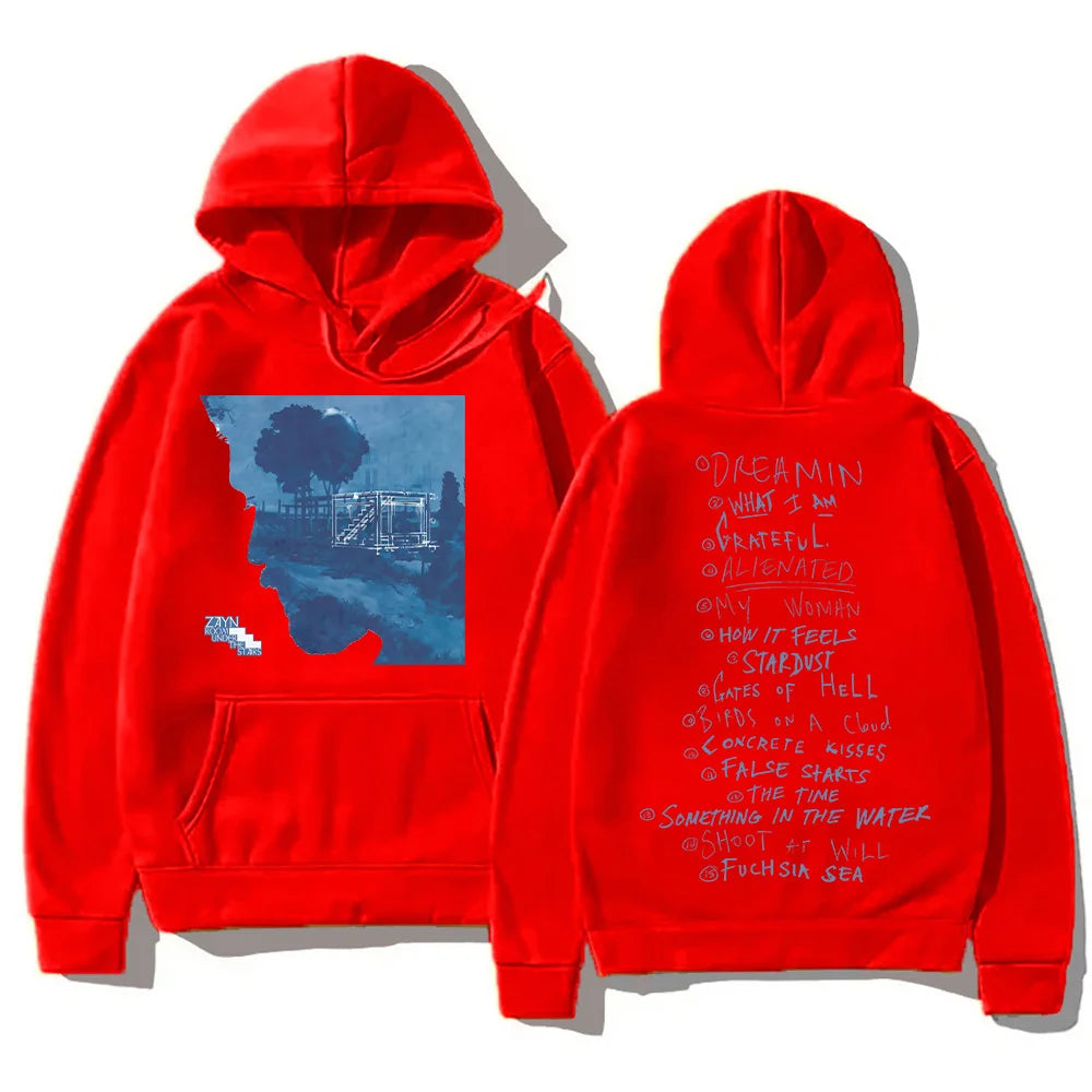 Zayn Room Under The Stairs New Album Hoodie Zayn Malik New Design Sweatshirt Autumn Winter Large Clothes Fashion Unisex Pullover