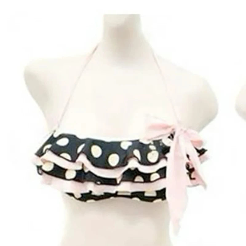 Y2K Sexy Rhinestone Cross Bikini Kawaii Bikini Gothic Bikini Swimsuit Goth Bathing Suit Summer Holiday Beachwear Bra Brief Sets