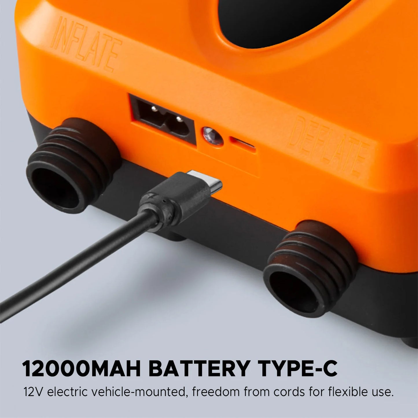 SUP Electric Pump for Paddle Board Portable Rechargeable Touchscreen Control with LED Light Inflator and Deflator Sup Accessorie
