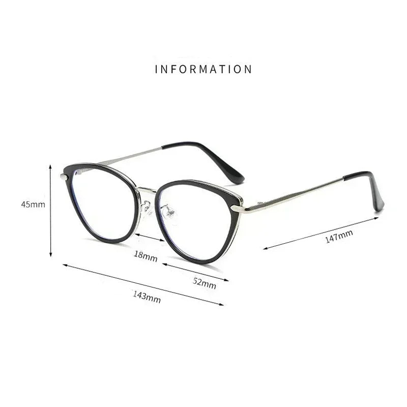 Unisex Outdoor Color Changing Myopia Glasses Fashion Cat Eye Near Sight Eyewear Finished Prescription Photochromic Sunglasses