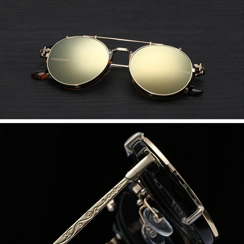KDEAM Polarized Round Metal Frame Sunglasses for Women Outdoor Driving Fishing Brand Designer Sun Glasses UV Resistant Eyewear
