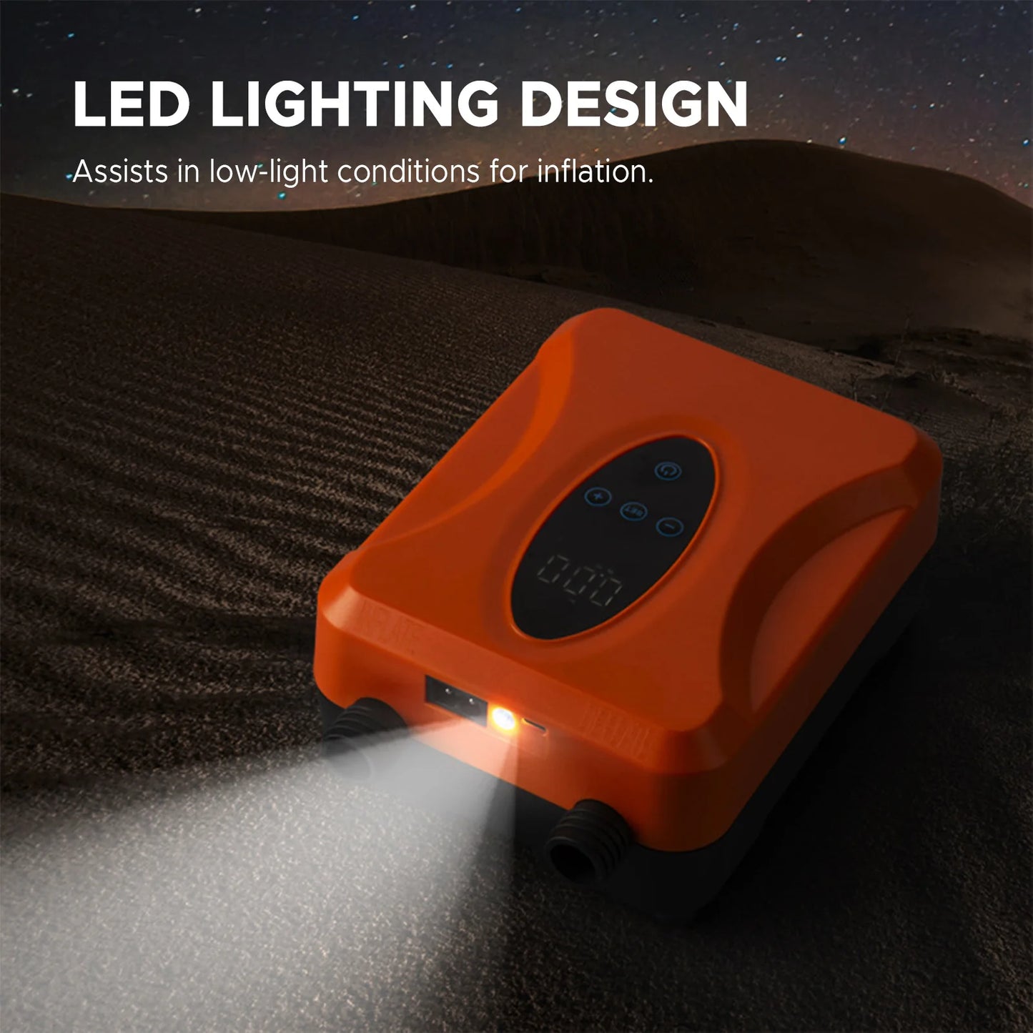 SUP Electric Pump for Paddle Board Portable Rechargeable Touchscreen Control with LED Light Inflator and Deflator Sup Accessorie