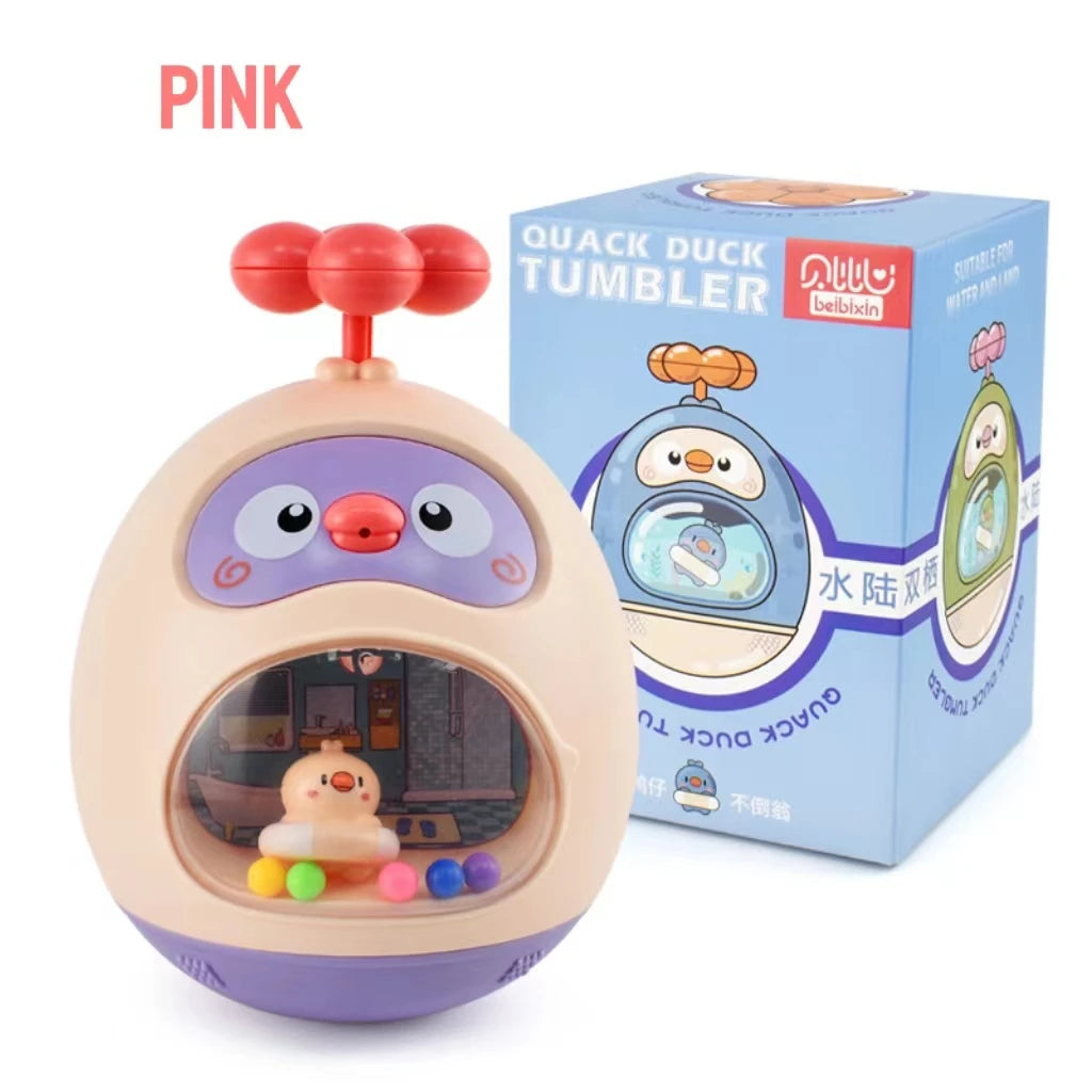 Baby Bath Toy Amphibious Cute Fun Spray Water Tumbler Toy Water Bathtub Pool Beach Kids Baby Toys 12 Months Bathing Bathroom