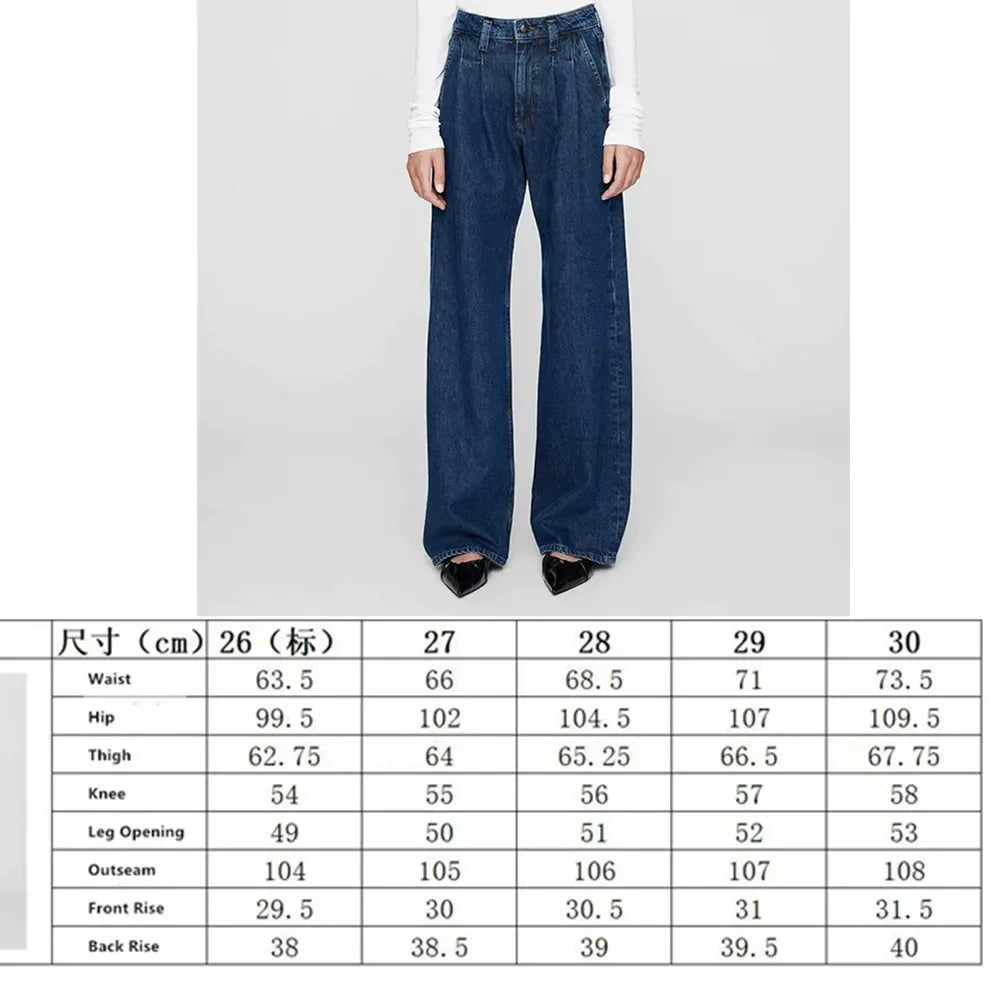 Women's Light Blue Versatile Hole Jeans Spring Summer New Ladies High-Waisted Fringe Straight Denim Pants
