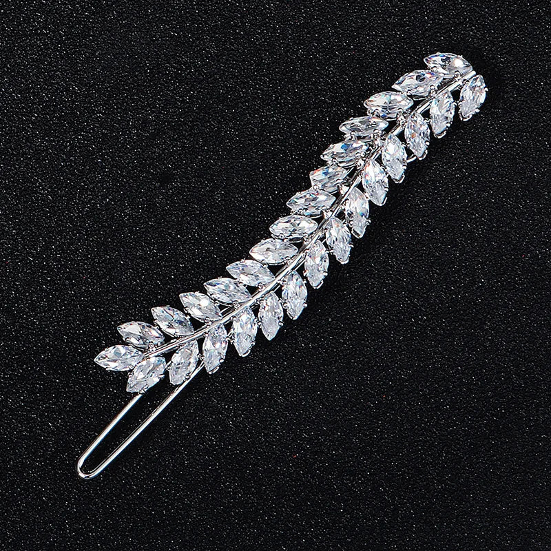 Miallo Newest Zircon Crystal Hair Pins Wedding Hair Clips Jewelry Accessories Hair Jewelry Headpiece Head wear Gift For Friend