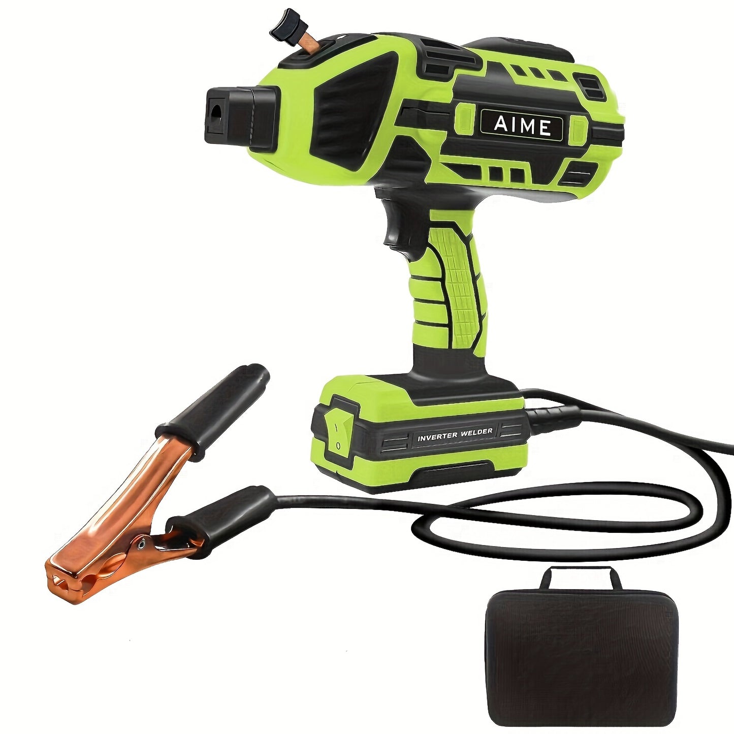 Handheld Arc Welder - 110V Semi-Automatic, Digital Intelligent Current Control, Fits 2.5mm Electrodes, US Plug