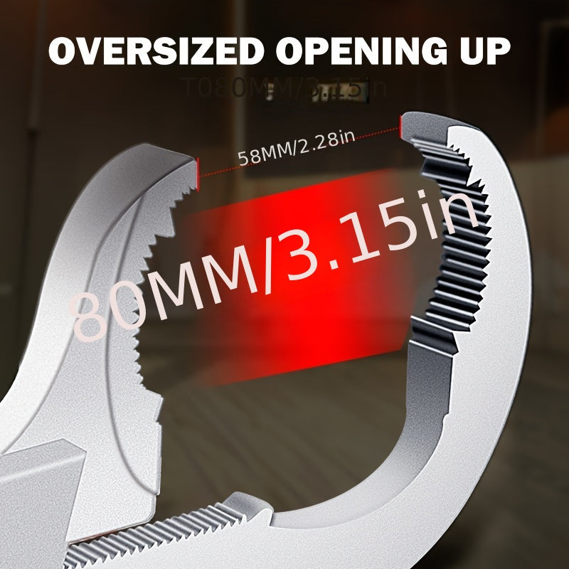 [Adjustable Wrench Tool] Perfect Plumbing Tool - Universal Adjustable Wrench For Faucet & Sink Repairs