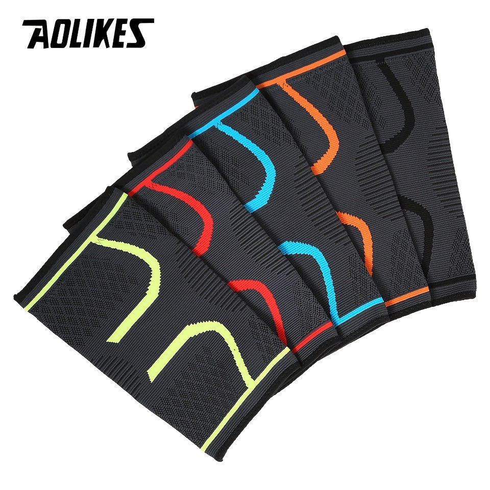 [Comfortable | Compression] 1pc Compression Knee Pad Sleeve | Comfortable Knee Brace for Running, Volleyball, Basketball, Yoga, Tennis, Football & More by AOLIKES