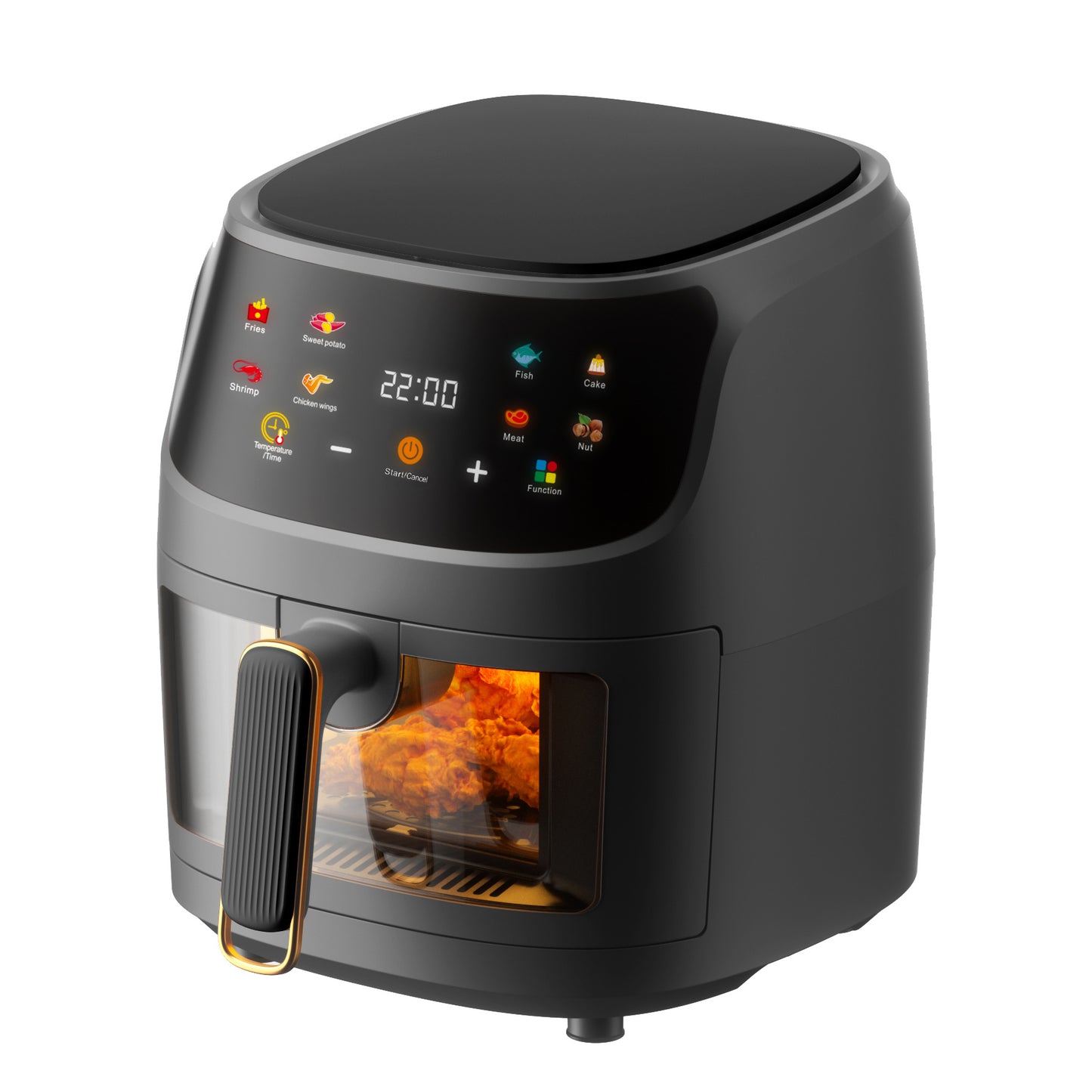 1pc, Large Capacity Air Fryer Oven with Smart Cooking Programs - Multifunctional Electric Fryer for Healthy and Delicious Meals