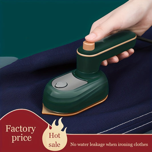 1pc, Portable Mini Ironing Machine - 180°Rotatable Handheld Steam Iron For Travel - Foldable And Professional - Essential Cloth Care Tool