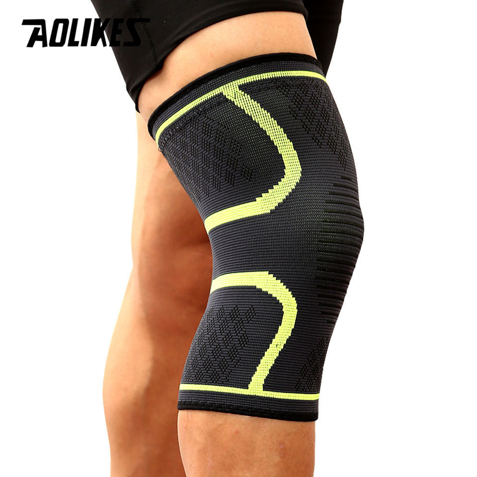[Comfortable | Compression] 1pc Compression Knee Pad Sleeve | Comfortable Knee Brace for Running, Volleyball, Basketball, Yoga, Tennis, Football & More by AOLIKES