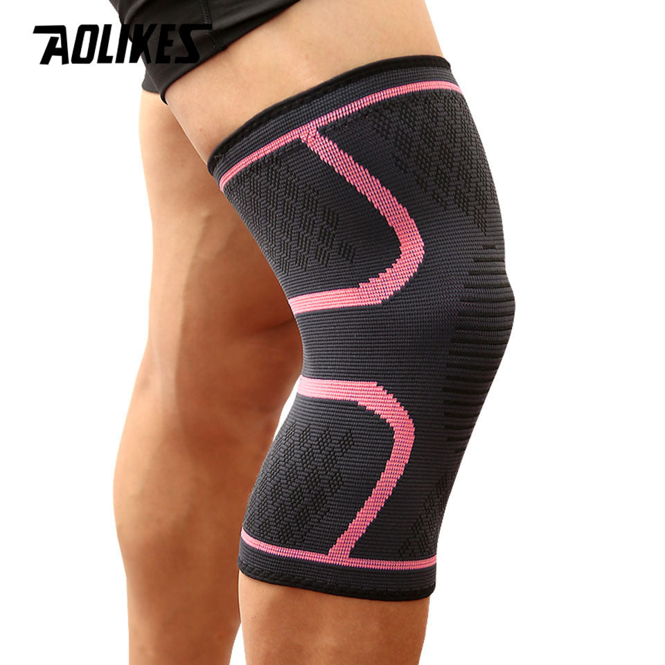 [Comfortable | Compression] 1pc Compression Knee Pad Sleeve | Comfortable Knee Brace for Running, Volleyball, Basketball, Yoga, Tennis, Football & More by AOLIKES