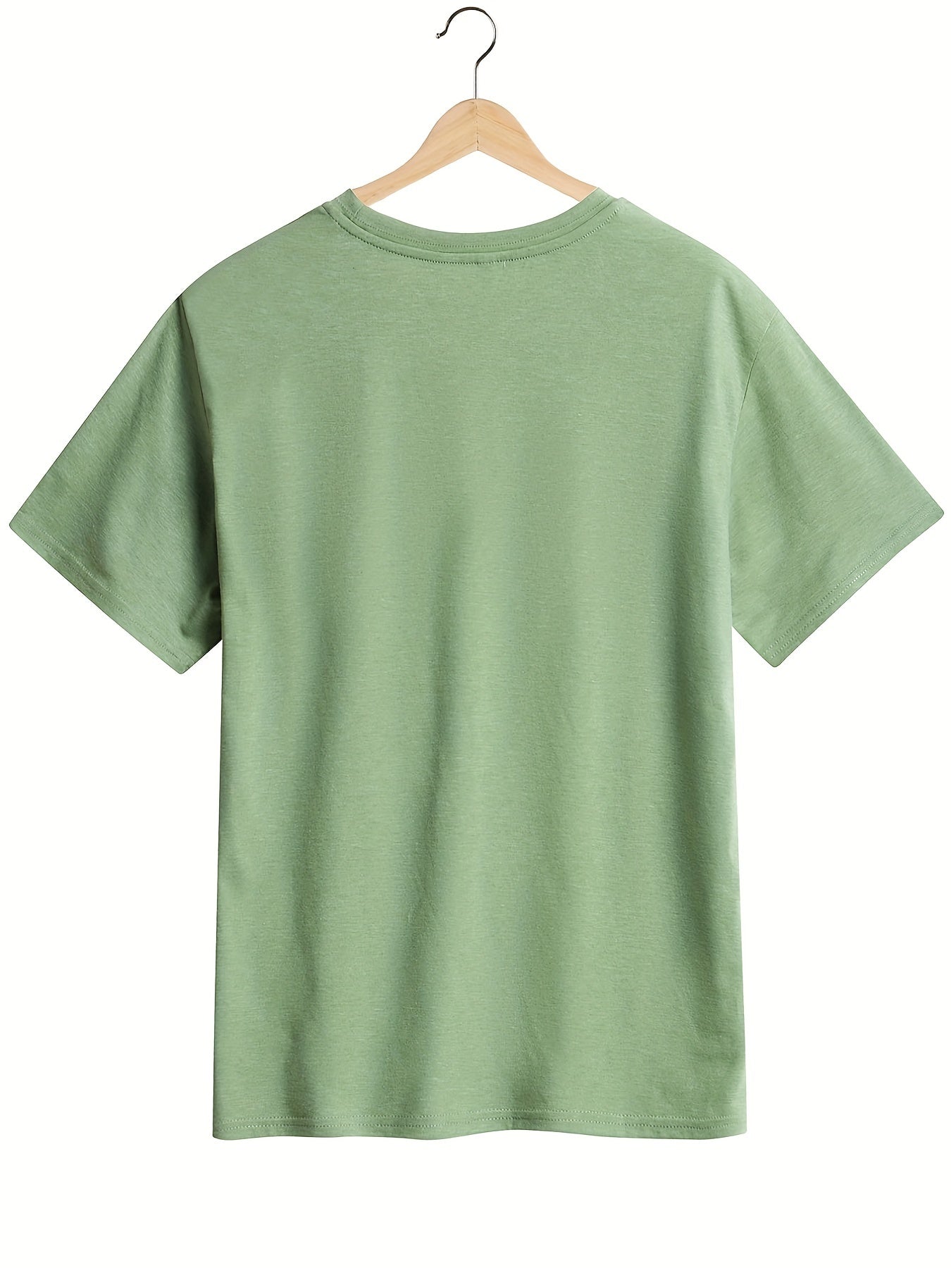 Women's Casual Short Sleeve T-Shirt with Fun Cartoon and Letter Print for Spring and Summer