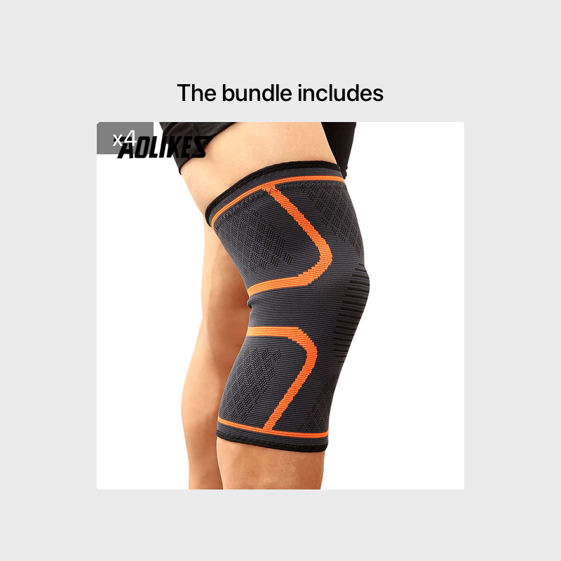 [Comfortable | Compression] 1pc Compression Knee Pad Sleeve | Comfortable Knee Brace for Running, Volleyball, Basketball, Yoga, Tennis, Football & More by AOLIKES