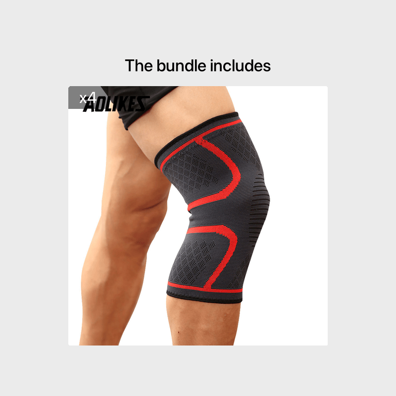 [Comfortable | Compression] 1pc Compression Knee Pad Sleeve | Comfortable Knee Brace for Running, Volleyball, Basketball, Yoga, Tennis, Football & More by AOLIKES