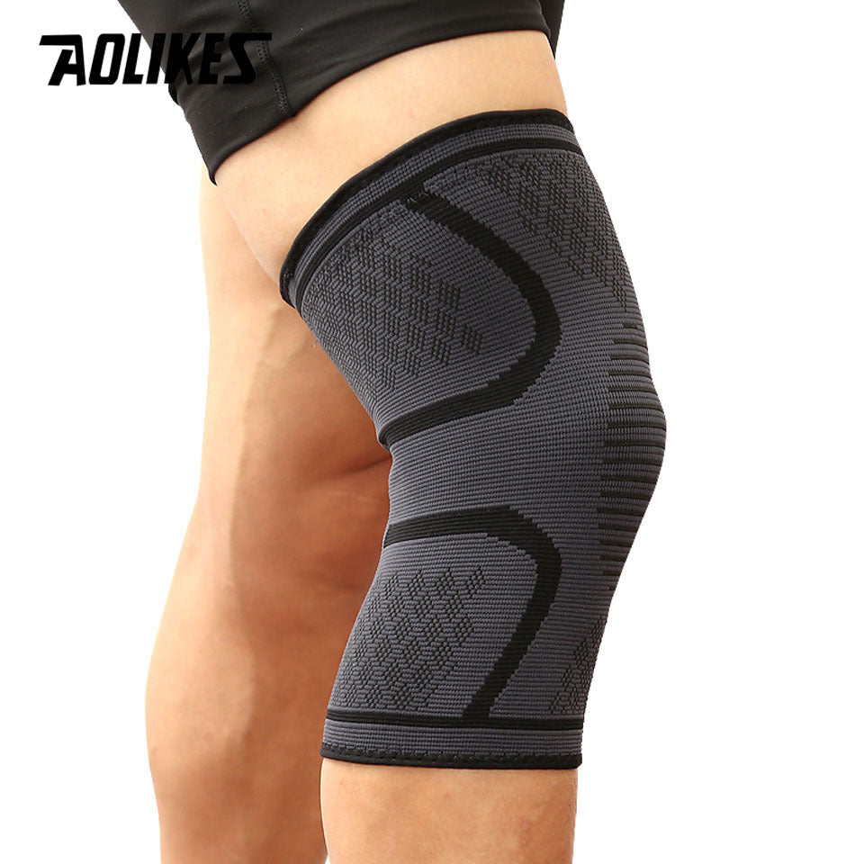 [Comfortable | Compression] 1pc Compression Knee Pad Sleeve | Comfortable Knee Brace for Running, Volleyball, Basketball, Yoga, Tennis, Football & More by AOLIKES