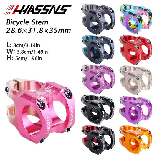 HASSNS Ultra-Light Hollow CNC Aluminum Alloy 35mm Mountain Bike Stem - Enhance Your Cycling Performance with Lightweight and Durable Handlebar Accessory