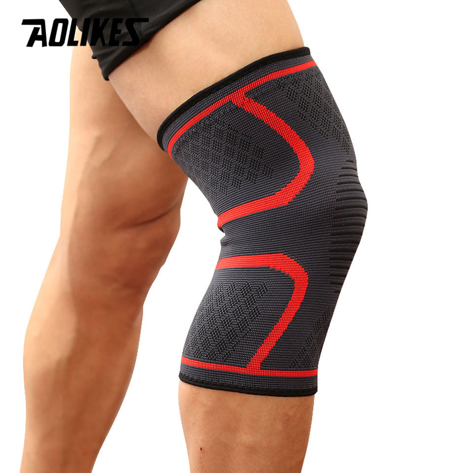 [Comfortable | Compression] 1pc Compression Knee Pad Sleeve | Comfortable Knee Brace for Running, Volleyball, Basketball, Yoga, Tennis, Football & More by AOLIKES