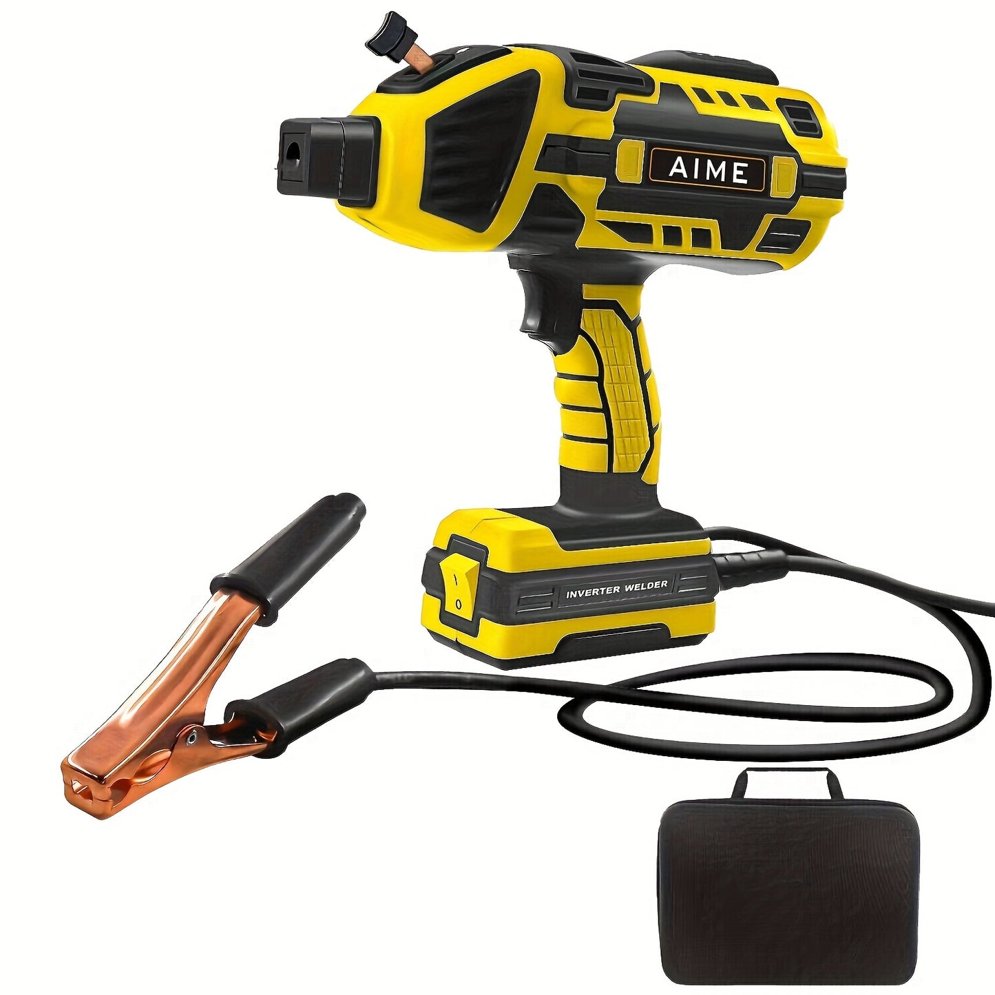 Handheld Arc Welder - 110V Semi-Automatic, Digital Intelligent Current Control, Fits 2.5mm Electrodes, US Plug