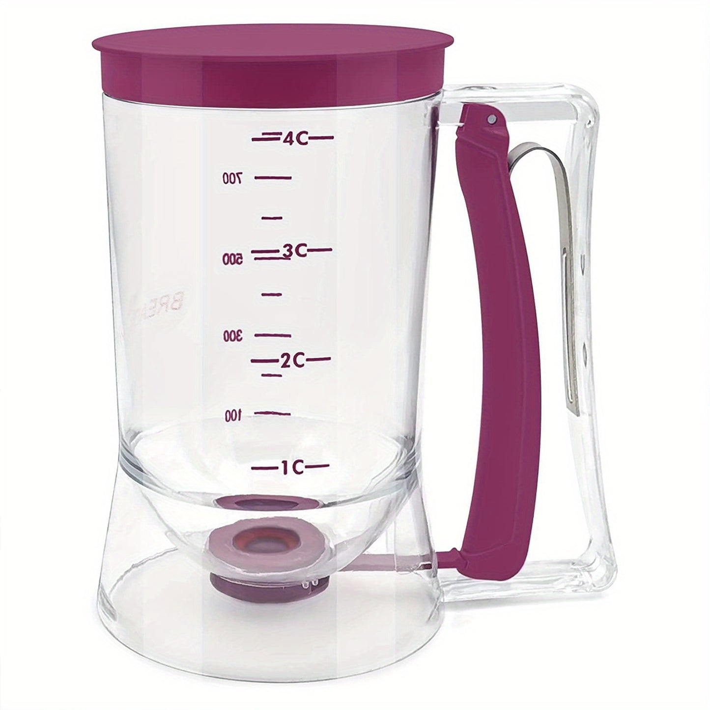 1pc Pancake Cupcake Batter Dispenser, Collapsible Batter Separator Cupcakes Pancakes Cookie Cake Waffles Perfect Baking Tool For Cupcakes, Waffles, Muffin Mix, Or Any Baked Goods
