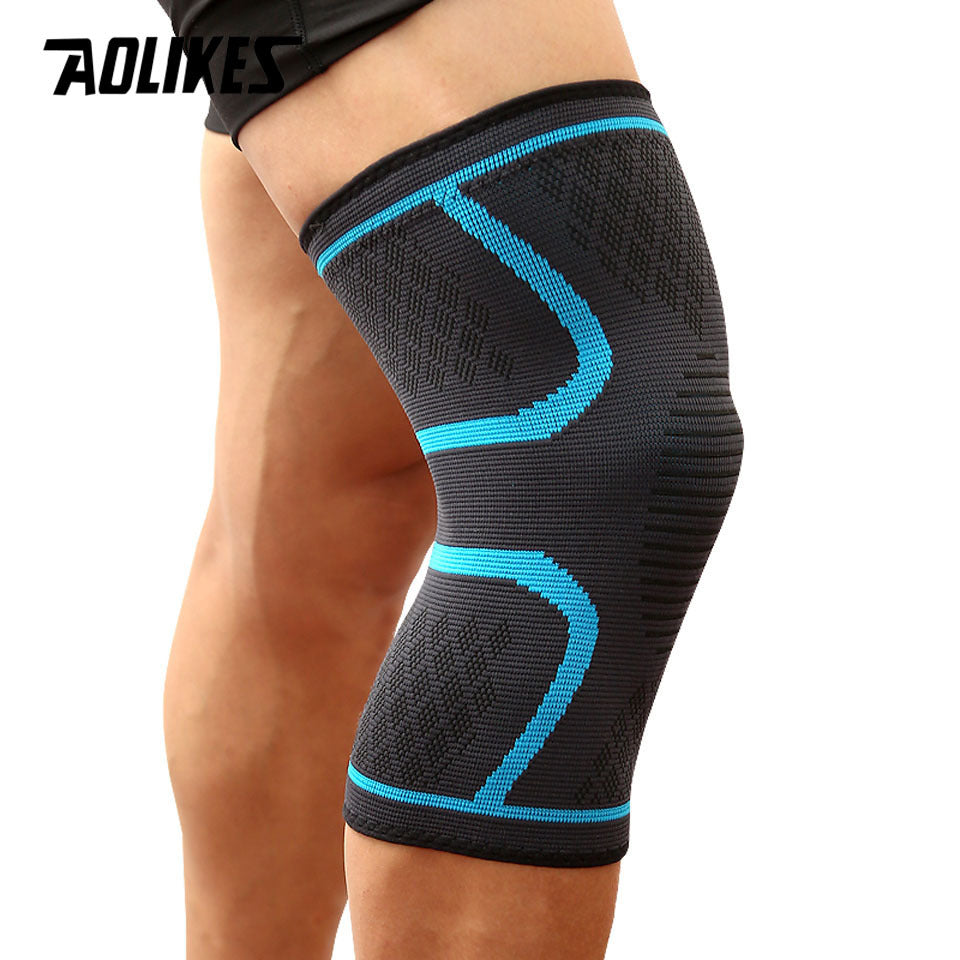 [Comfortable | Compression] 1pc Compression Knee Pad Sleeve | Comfortable Knee Brace for Running, Volleyball, Basketball, Yoga, Tennis, Football & More by AOLIKES